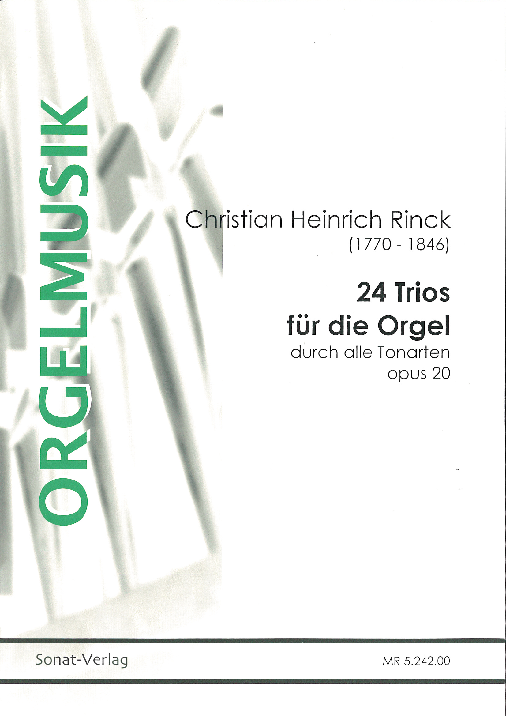 24 Trios für die Orgel